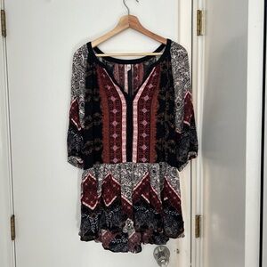 Free People mini dress/blouse
